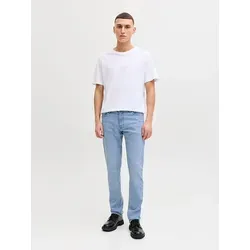 Jack & Jones Straight-Jeans blau 36/34 - Moderne Straight-Jeans in blau, ideal für jeden Anlass. Aus 99% Baumwolle für hohen Tragekomfort und mit Elasthan für optimale Passform.