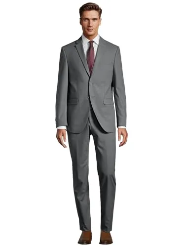 Steffen Klein Herren Designer Anzug Slim Fit - Eleganter Slim Fit Anzug für Herren, ideal für Geschäftstermine oder festliche Anlässe. Zeitloses Design mit 2-Knopf Sakko und passender Hose für eine moderne Silhouette.