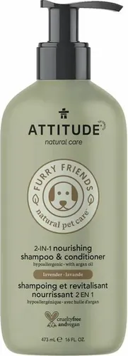 Natural Pet Care 2 in 1 Nährendes Shampoo Conditioner Lavendel Furry Friends