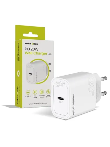 Mobile Origin PD20W Wall Charger MO11 1 USB-C FRL-PD20W-MO11