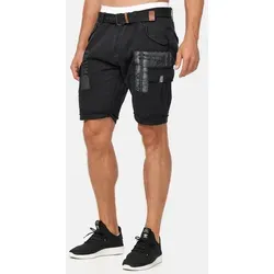 Indicode Cargoshorts Jaramillo - 100% Baumwolle, 6 Taschen, gelb XXL - Herren-Shorts aus 100% Baumwolle, ideal für den Sommer mit 6 praktischen Taschen für viel Stauraum und einem entspannten Casual-Stil.