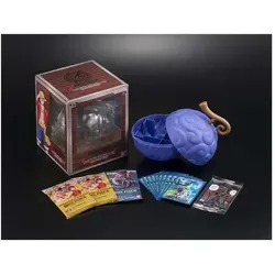 One Piece Card Game - Devil Fruits Collection Vol.1 - Gesellschaftsspiele mit einzigartigem Devil Fruit Case, inklusive 3 Booster Packs, einer DON! Karte und 10 Hüllen - perfekt für Sammler und Fans!