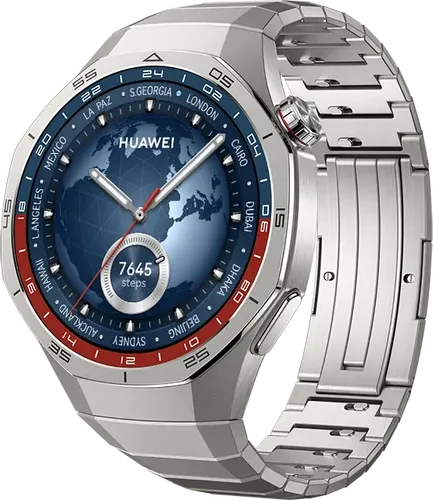 Huawei Watch GT5 Pro Silber 46 mm - Titan Smartwatch mit EKG-Messgerät und 14 Tagen Akkulaufzeit, ideal für Gesundheit und Sport