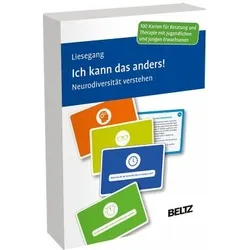 Ich kann das anders! - Kartenset zur Neurodiversität - Angewandte Psychologie - 100 Karten zur Förderung von Akzeptanz und Unterstützung für neurodiverse Jugendliche, um Herausforderungen im Alltag zu bewältigen.