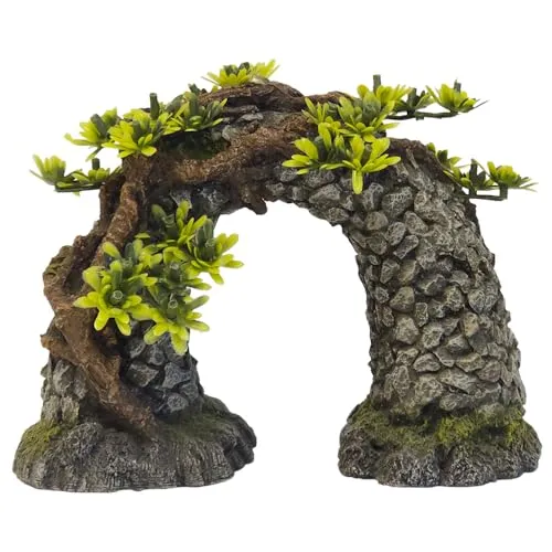 Nobby Aqua Ornaments STEINBOGEN mit Pflanzen 17,6 x 8,5 x 13 cm