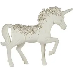 Deko-Figur Krist+ Weiß Einhorn 9,5 x 31 x 40 cm - Stilvolle Deko-Figur in Einhorn-Design, ideal für Festtage oder als Blickfang im Zuhause. Maße: 9,5 x 31 x 40 cm, hochwertig verarbeitet und ein echter Hingucker.