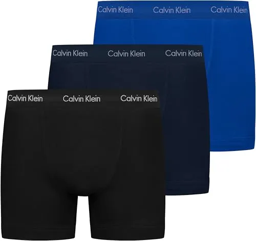 Calvin Klein Herren 3er-Pack Hüft-Shorts - Cotton Stretch - Retroshorts für Herren, aus weicher Stretch-Baumwolle für exzellenten Komfort und perfekte Passform, ideal für Alltag und Sport.