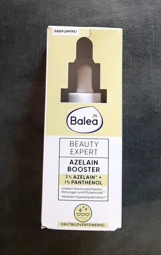 Balea Beauty Expert Azelain Booster 30 ml – Hautbildverfeinernd - Effektives Serum zur Unterstützung eines klaren Hautbildes. Mit wertvollen Inhaltsstoffen wie Azelainsäure und Niacinamide für die tägliche Anwendung im Gesicht.