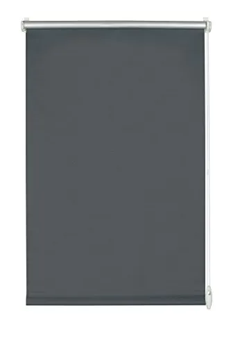 Gardinia EASYFIX Thermo-Rollo 45 x 150 cm – Lichtundurchlässig und Energiesparend - Praktisches Thermo-Rollo mit Thermo-Rückseite, perfekt für die Innenmontage. Einfache Klemm- oder Klebe-Montage, inklusive aller Teile. Ideal für optimale Lichtreflektion.