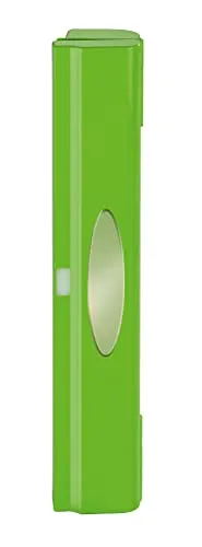 WENKO Folienschneider Perfect-Cutter, praktischer Abroller für Frischhaltefolie und Alufolie, Folienspender aus Kunststoff, 38 x 5,2 x 6,7 cm, Hellgrün