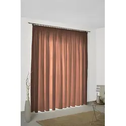 Wirth Vorhang SUNBONE (1 St), Kräuselband, verdunkelnd braun 132 cm x 225 cm