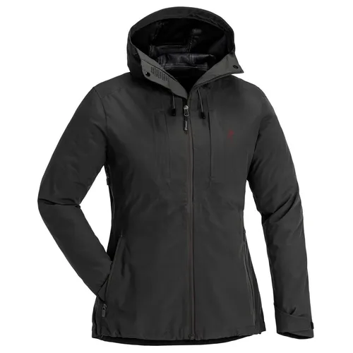 Pinewood Telluz Abisko Damenjacke - Wind- und wasserdicht, Größe XL - Leichte Damenjacke für Outdoor-Aktivitäten mit verstellbarer Kapuze und seitlichen Belüftungsöffnungen. Ideal für wechselhafte Wetterbedingungen und sportliche Touren.