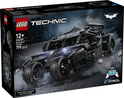 LEGO® Technic 42239 - Batmobile Tumbler - Vollständiges Set für Technik-Fans ab 12 Jahren. Mit 719 Teilen bietet das LEGO Batmobile Tumbler kreative Bauherausforderungen und beeindruckende Details für spannende Spielmomente.