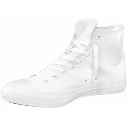 Converse CHUCK TAYLOR ALL STAR HI Unisex Mono Sneaker weiß 37,5 EU - Sneaker in Größe 37,5, sportlicher Stil mit monochromem Design, ideal für jeden Anlass und bequem für den Alltag.