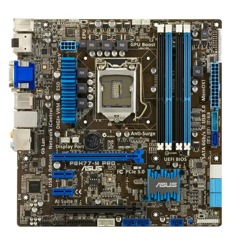 ASUS P8H77-M PRO, DDR3-SDRAM, DIMM, doppelt/Dual, Intel, Core i3, Core i5, Core i7, Buchse H2(1155)