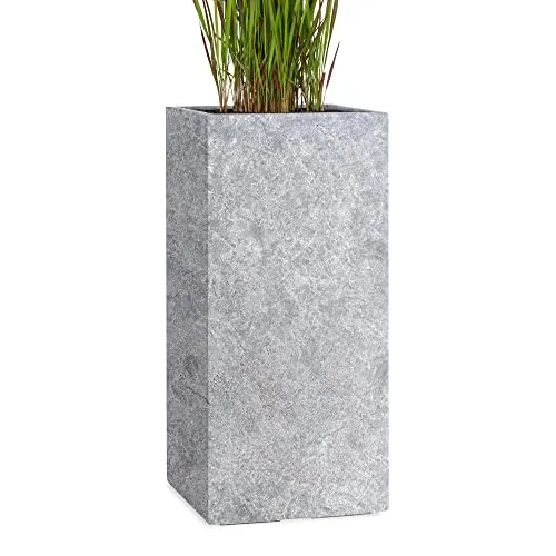 Pflanzwerk® Pflanzkübel Tower Lava Hellgrau 70x33x33cm - Hochwertiger Pflanzkübel in Lava Hellgrau, frostbeständig und UV-geschützt. Ideal für drinnen und draußen, sorgt für optimale Pflanzergebnisse mit geprüfter Qualität. Perfekt für jeden Garten!