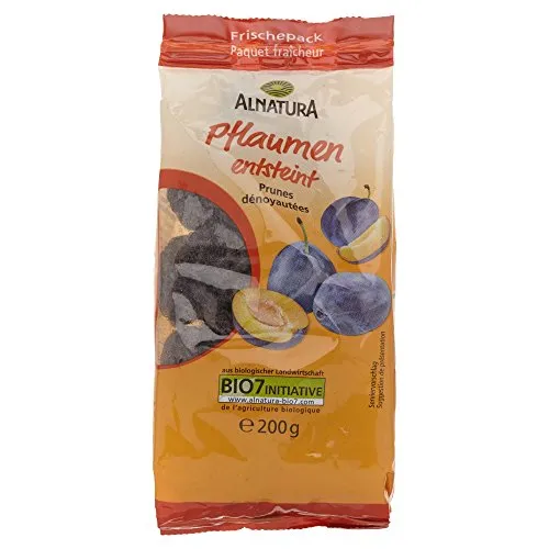 Alnatura Bio Pflaumen, entsteint und getrocknet, 200g
