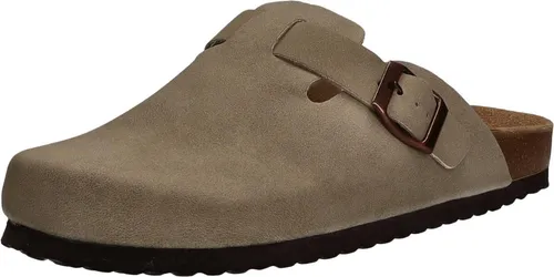 Alyssa Damen-Clog mit Tieffußbett Taupe, Farbe:beige/schlamm, EU Größe:41