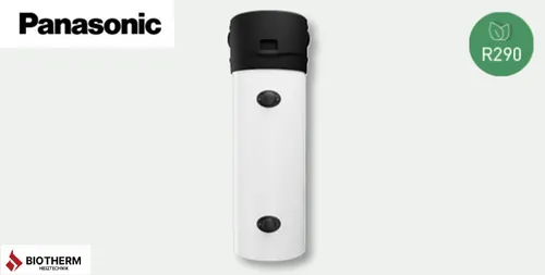 Panasonic Aquarea Brauchwasserwärmepumpe 200L R290 - Energieeffiziente Wärmepumpe mit A+-Klasse, ideal für die Erwärmung von Heizwasser. Kompakt und leise, perfekt für den Einsatz im privaten Bereich.