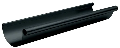 Sarei Dachrinne Alu anthrazit, halbrund, NW 100, 2 Meter - Dachrinne Alu in elegantem anthrazit, halbrund, 2 Meter lang, ideal für moderne Gebäude und sorgt für optimale Regenwasserableitung.