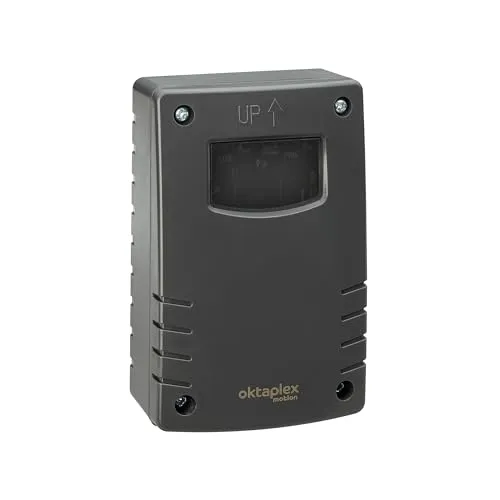 Oktaplex Bela Dämmerungsschalter Aussen mit Timer - Dimmschalter mit IP65 Schutz, ideal für Außenbereiche. Einstellbarer Dämmerungssensor und optionaler Ausschalttimer für automatisches Licht bei Dunkelheit.