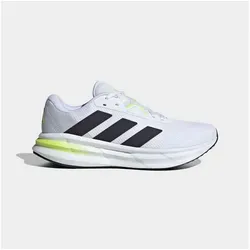 adidas Herren Galaxy 7 Laufschuhe - FTWR White/Core Black/Solar Slime, Größe 44 2/3 EU - Leichte Herren-Laufschuhe mit regulärer Passform und Cloudfoam-Dämpfung für optimalen Komfort beim Laufen. Ideal für Training und Freizeit.