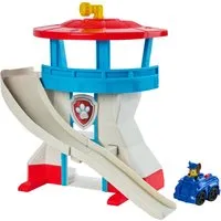 Paw Patrol Spielset »Rescue Racers Lookout Tower« - Spielfigur Spielsets mit über 25cm Höhe für spannende Abenteuer! Inklusive Chase Polizeikreuzer für fantasievolles Rollenspiel und tolle Geschenke für PAW Patrol Fans ab 3 Jahren.