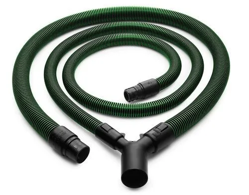 Festool Absaugset AB-AS CS/TK für Elektrowerkzeuge - Sonstiges Staubsaugerzubehör, verbindet 2 Austrittstellen zur effektiven Staubabsaugung und verhindert statische Aufladung - ideal für Festool CT und CTM Nass-Trockensauger.