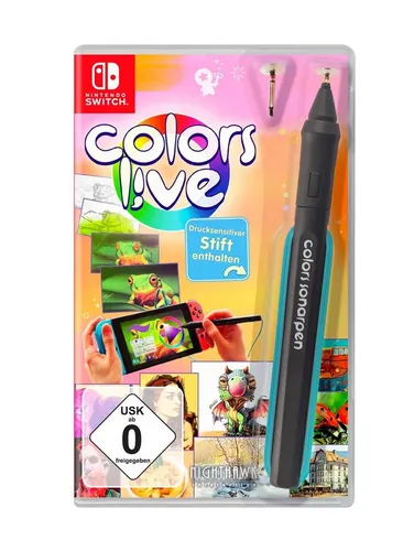 Colors Live (inkl. SonarPen) - Kreatives Malvergnügen für Nintendo Switch, mit Drucksensitivität und gemeinschaftlichem Malen online