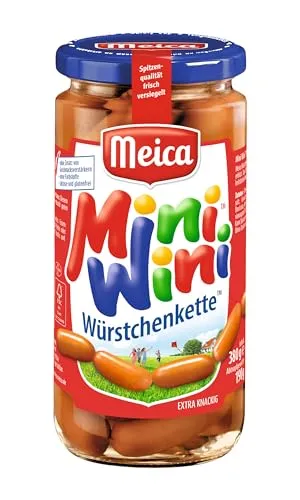 Meica Mini Wini Würstchenkette, 380g (Abtropfgewicht - 190g)