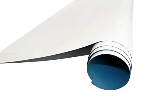 Queence Magnetische Whiteboardfolie 100 x 50 cm - Selbstklebende magnetische Whiteboardfolie für kreative Anwendungen. Ideal für glatte Oberflächen, abwischbar und wiederverwendbar – perfekt als Präsentationsfläche oder Memoboard.