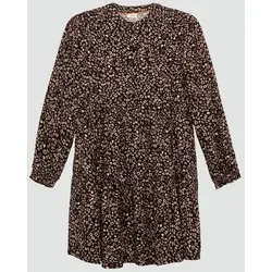 s.Oliver Minikleid Kleid Kurzes Kleid im A-Shape bunt|schwarz L (158)