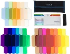 ROGUE Flash Gels - Combo Filterkit (Angebot) - Professionelles Set für kreative Lichtgestaltung, ideal für Fotografen und Videografen, bietet vielseitige Farbfilter für beeindruckende Effekte.