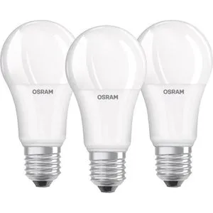 OSRAM LED-Lampe Base Classic A, E27, 14W ersetzt 100W, neutralweiß, 3 Stück