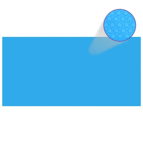 vidaXL Pool Solarfolie PE Wärmeplane 260 x 160 cm - Whirlpoolabdeckungen & -hüllen, effektive Wärmeisolierung für Ihren Pool, hält das Wasser warm und reduziert Verdunstung.