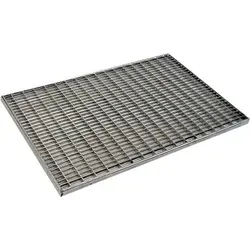 Roste ohne -Z- feuerverzinkt 2,0 x 70,0 x 40,0 cm - Robuster Gitterrost aus feuerverzinktem Stahl, ideal zur Abdeckung von Öffnungen im Außenbereich. Mit einer Maschenweite von 30x30 mm sorgt er für schnelle Wasserableitung und hohe Trittsicherheit.