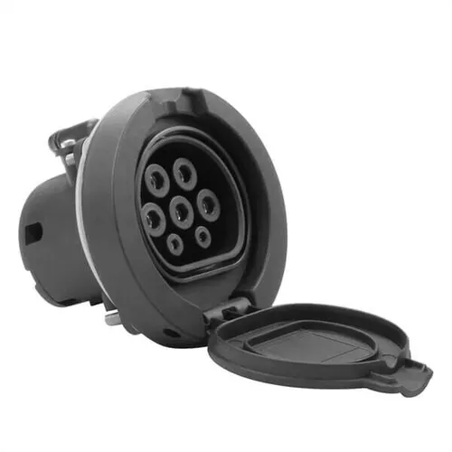 Ladesteckdose Typ 2 EU 16A von Besen - Wallbox für Elektroautos, IP54 Schutzart für optimalen Wetterschutz und 2 Jahre Herstellergarantie für Ihre Sicherheit.