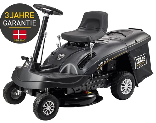 TEXAS Rasenmäher Traktor Rider 6110E mit E-Start - Robuster Aufsitzmäher mit 61 cm Schnittbreite, Elektrostart und selbstfahrender Antriebsfunktion – ideal für große Rasenflächen.
