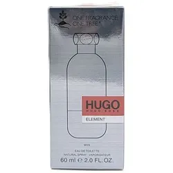HUGO Eau de Toilette Hugo Boss Hugo Element Man 60 ml - Herrendüfte mit einem besonderen Fokus auf Nachhaltigkeit – für jeden Kauf wird ein Baum gepflanzt.