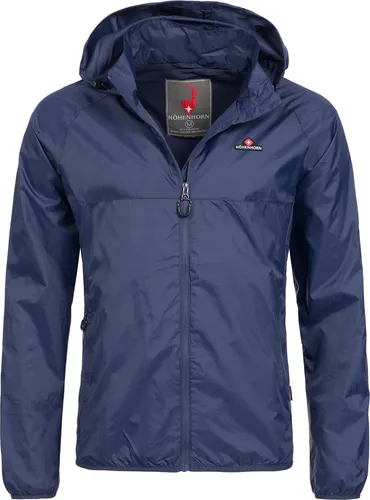 Höhenhorn Rigi Herren Regenjacke - D.Blau, Gr. M - Funktionsjacken: Atmungsaktive und wasserabweisende Rigi Regenjacke, ideal für Outdoor-Aktivitäten, hält Sie trocken und sorgt für hohen Tragekomfort.