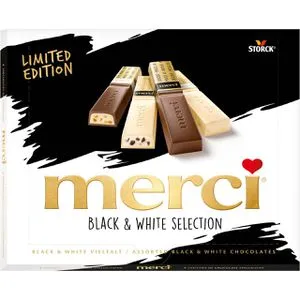 merci Finest Selection Coconut Collection 250g – Köstliche Kokos-Schokoladen-Spezialitäten - Genießen Sie die merci Kokos-Schokoladen-Spezialitäten in vier unwiderstehlichen Sorten – ideal zum Verschenken oder für besondere Genussmomente. Perfekt für Schokoladenliebhaber!