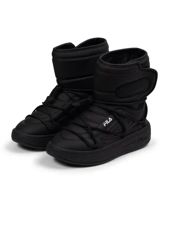 Fila Superbubble Boot FFW0594-80010, Damen Schneestiefel in Schwarz - Wanderschuhe für Damen, mit robustem Klettverschluss und wasserabweisendem Material für optimalen Schutz und Komfort im Schnee.