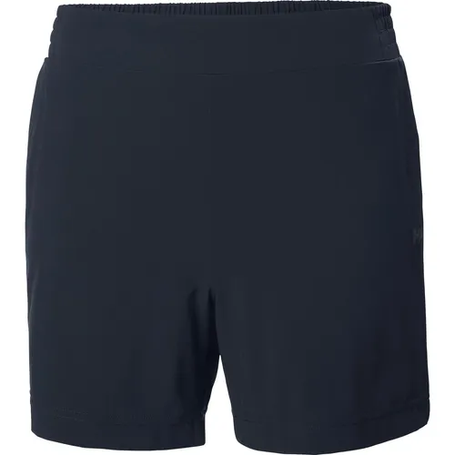 Helly Hansen W Thalia Shorts 2.0 - Navy (597) L - Damen Outdoor Shorts aus 86% recyceltem Polyester, mit elastischer Taille und praktischen Taschen. Ideal für Outdoor-Aktivitäten, umweltfreundlich und stylish dank bluesign-Zertifizierung.