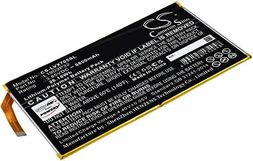 Akku kompatibel mit Lenovo L19D2P32 – 6800mAh Li-Polymer - Leistungsstarker Ersatzakku für Lenovo-Tablets: 6800mAh, sicher und schnell zu wechseln. Ideal für den Einsatz zu Hause oder unterwegs, mit geprüfter Qualität und Schutzmechanismen.