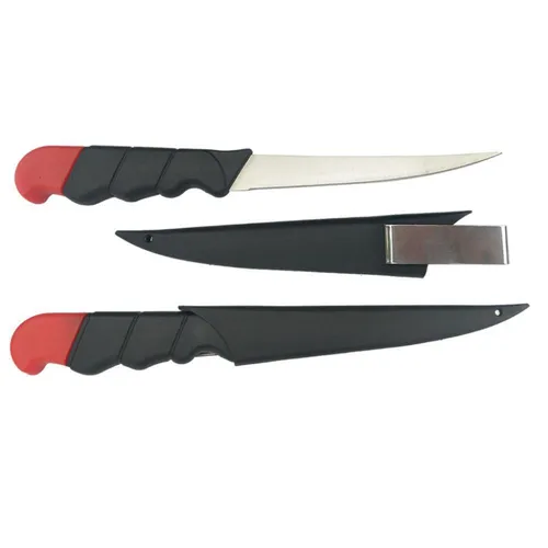 Jenzi Filetiermesser mit Scheide Klinge 13 cm schwimmend Fischmesser Ködermesser
