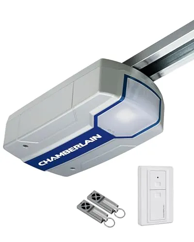 Chamberlain Garagentorantrieb Premium ML1000EV - 1 Garagentormotor, 2 Handsender, leiser Zahnriemenantrieb und myQ kompatibel für smarte Steuerung