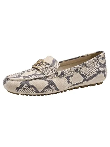 Tamaris Damen Moccassin flach Leder, beige, 42 EU - Schlichte Eleganz für jeden Anlass: Der bequeme Moccassin von Tamaris bietet durch die hochwertige Verarbeitung und 1,5 cm Absatzhöhe optimalen Tragekomfort. Ideal für Arbeit und Freizeit – vielseitig kombinierbar und zeitlos.