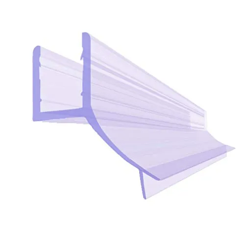 BIJON Duschdichtung 8mm - 200cm Duschtür-Dichtung für die Glas-Tür, Dichtung Dusche Glastür, Duschkabinen-Dichtung, Duschlippendichtung, Abdichtung Dusche, Gummilippe - DU03