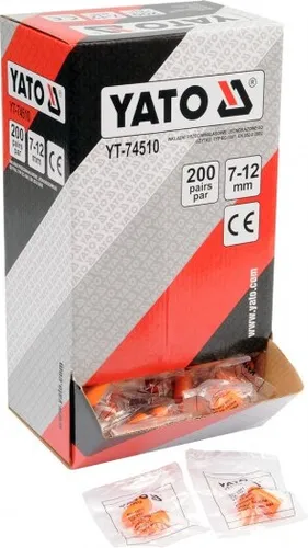 EAR PLUGS FOAM PU 34dB 200 PAIRS