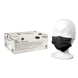 MaiMed® FM Comfort OP-Mundschutz, mit Gummizug, schwarz 00075530 , 1 Box = 50 Stück